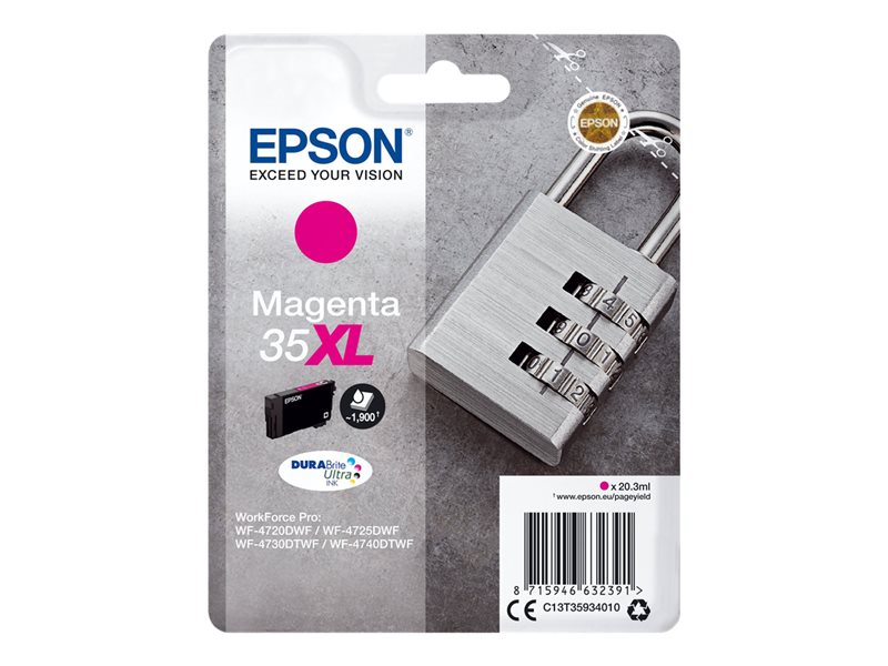 Tinta EPSON 35XL magenta C13T35934010 1.900 pginas