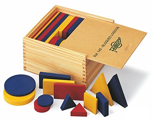 Bloques lgicos FAIBO madera prensada Caja 48 