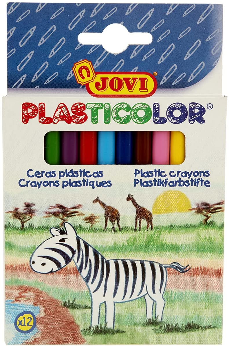 Ceras JOVI Plasticolor Caja 12 colores 913