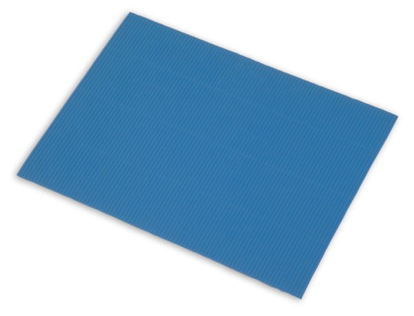 Cartn ondulado  SADIPAL 50x65cm azul Pack 5 05917