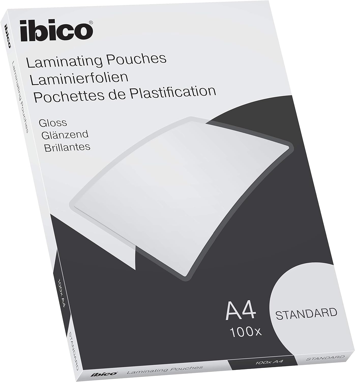 Fundas plastificar IBICO Basic Standard A4 brillo C/100