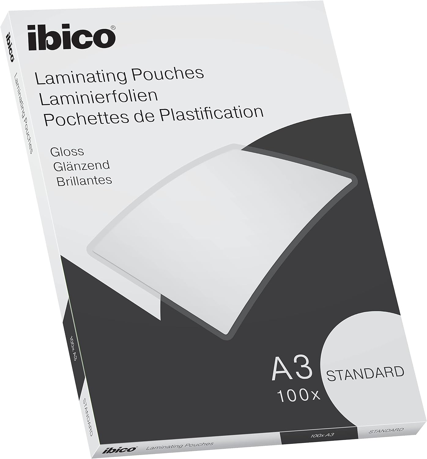 Fundas plastificar IBICO Basic Standard A3 brillo C/100