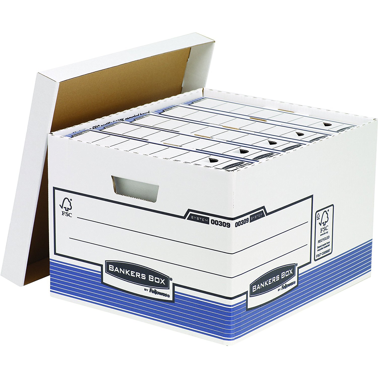 Contenedor BANKERS BOX System 29,40x38,70x44,50 Pack 10