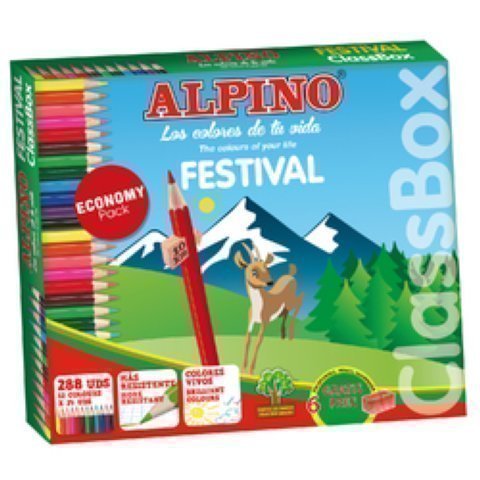 Lpiz color ALPINO Festival  surtido Caja 288 C0131992