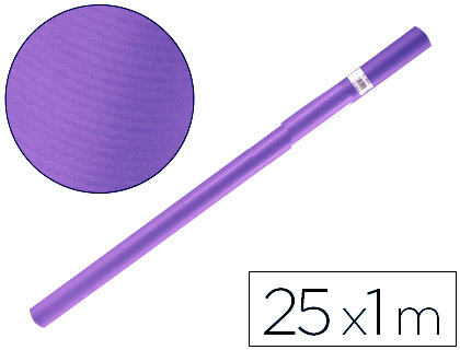 Rollo papel kraft SADIPAL 1x25m violeta 10734