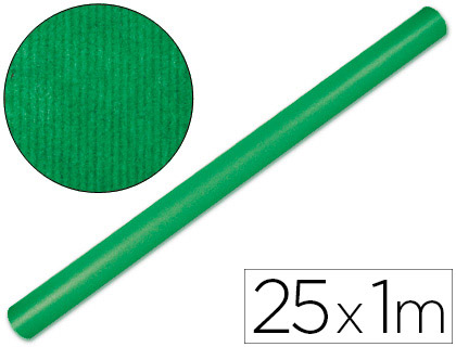 Rollo papel kraft SADIPAL 1x25m verde fuerte 10674