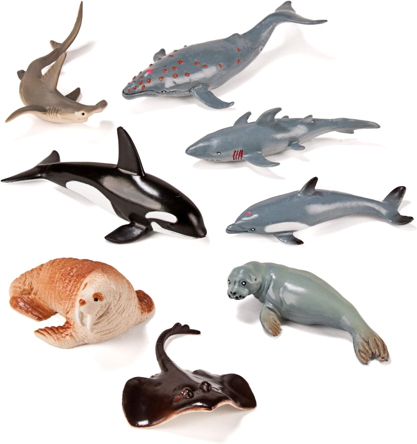 Animales marinos MINILAND Bote 8 figuras 27460