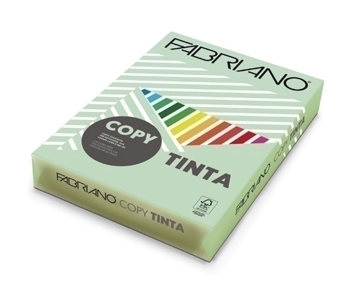 Papel color FABRIANO  A4 80g verde pastel Pack 100h 