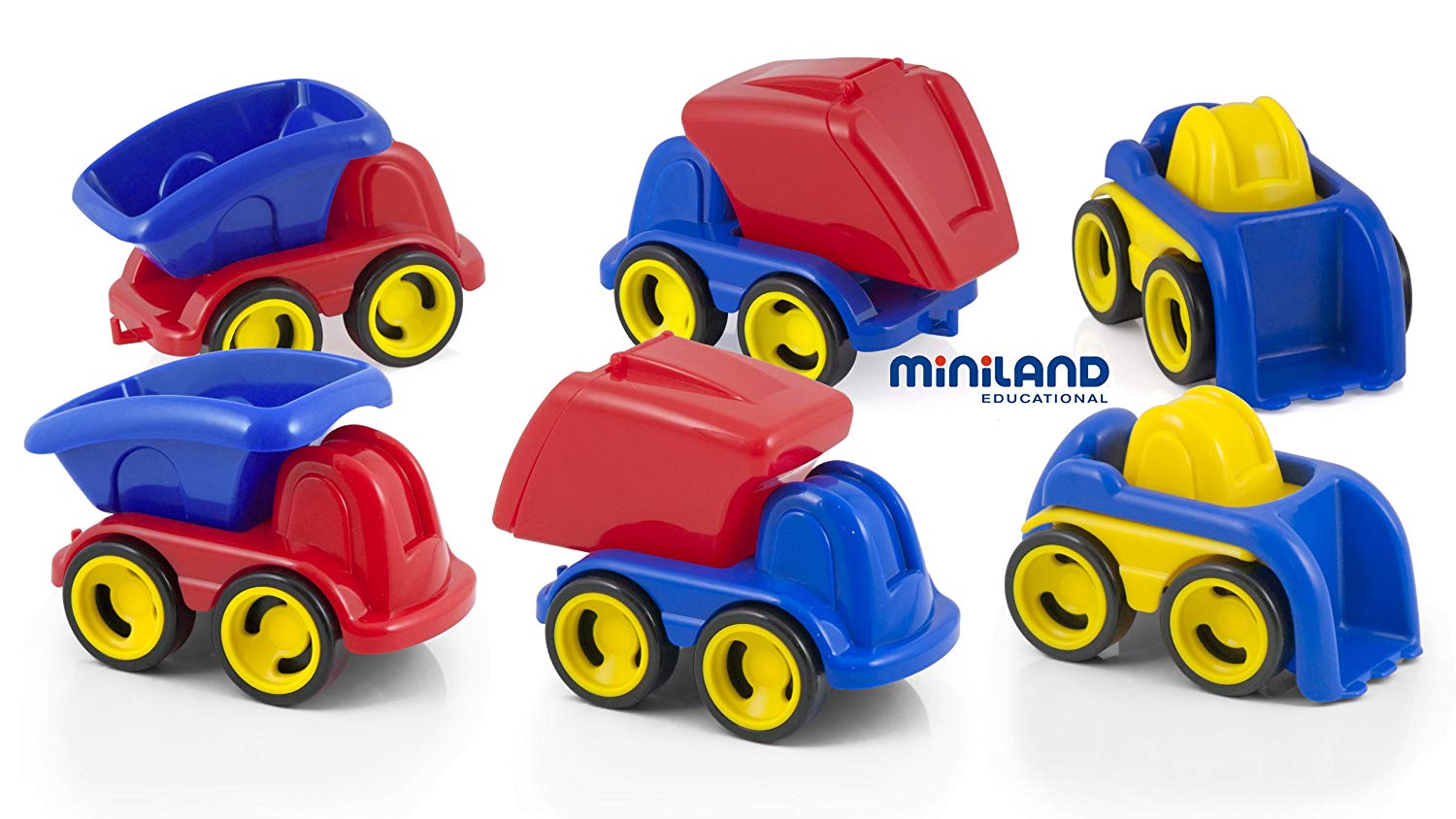 Minimobil Dumpy MINILAND 16cm Pack 6 27469