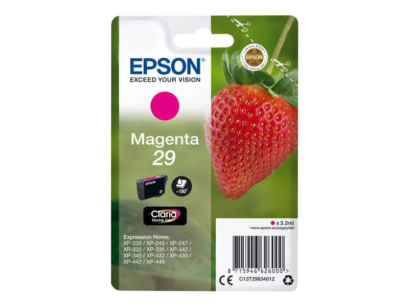 Tinta EPSON 29 magenta C13T29834012 180 pginas 