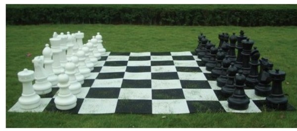 Tablero damas/ajedrez AMAYA nylon 274x274cms 444030