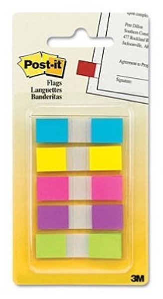 Banderitas POST-IT Index 1/2 5x20 colores 683-5CB
