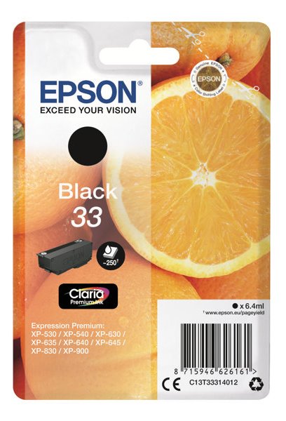 Tinta EPSON 33 negro C13T33314012 250 pginas