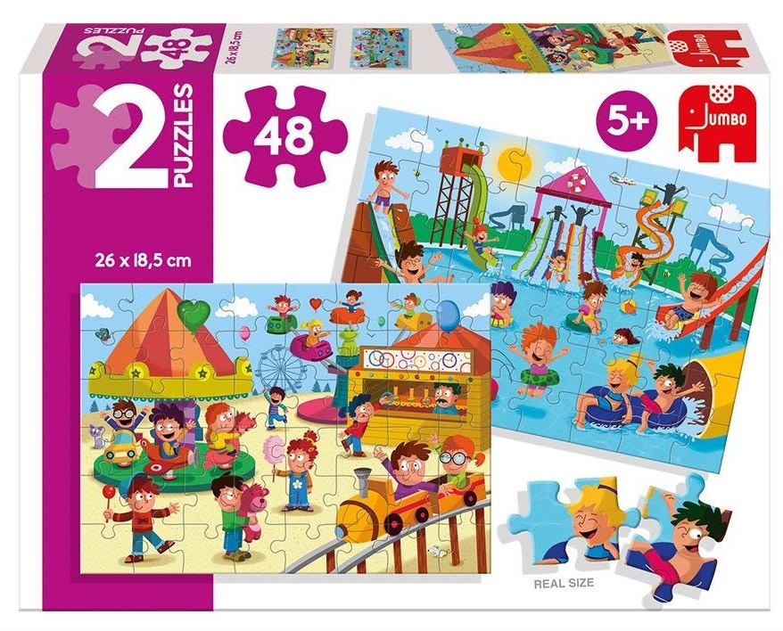 Puzzle DISET Parque Acutico/Feria 48 piezas Set 2 6998