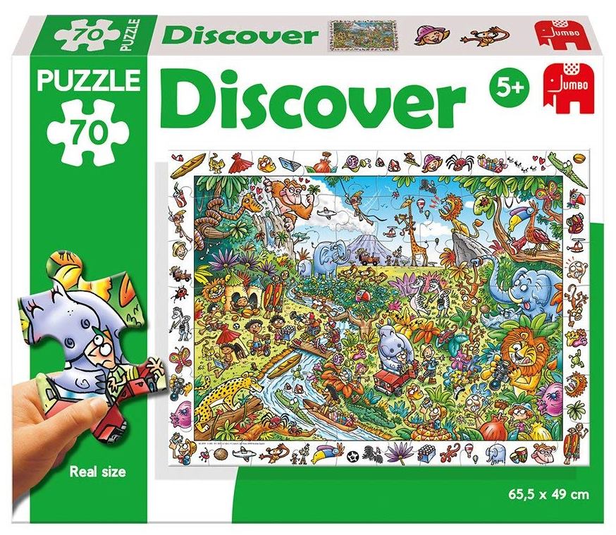 Puzzle DISET Discover Safari 70 piezas 69986