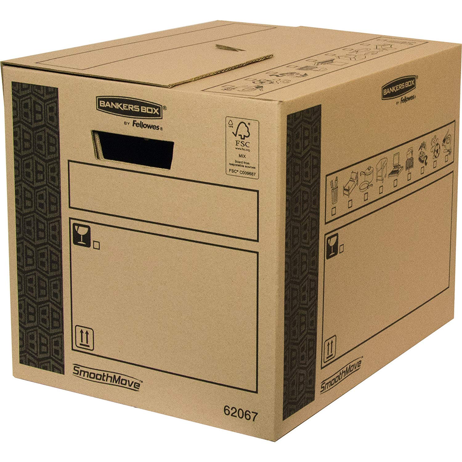 Caja mudanza CARGO BOX Extra 32x32x40 Pack 10 6206702