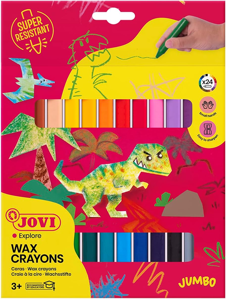 Ceras JOVICOLOR Wax Crayons Surtido Caja 24 980/24