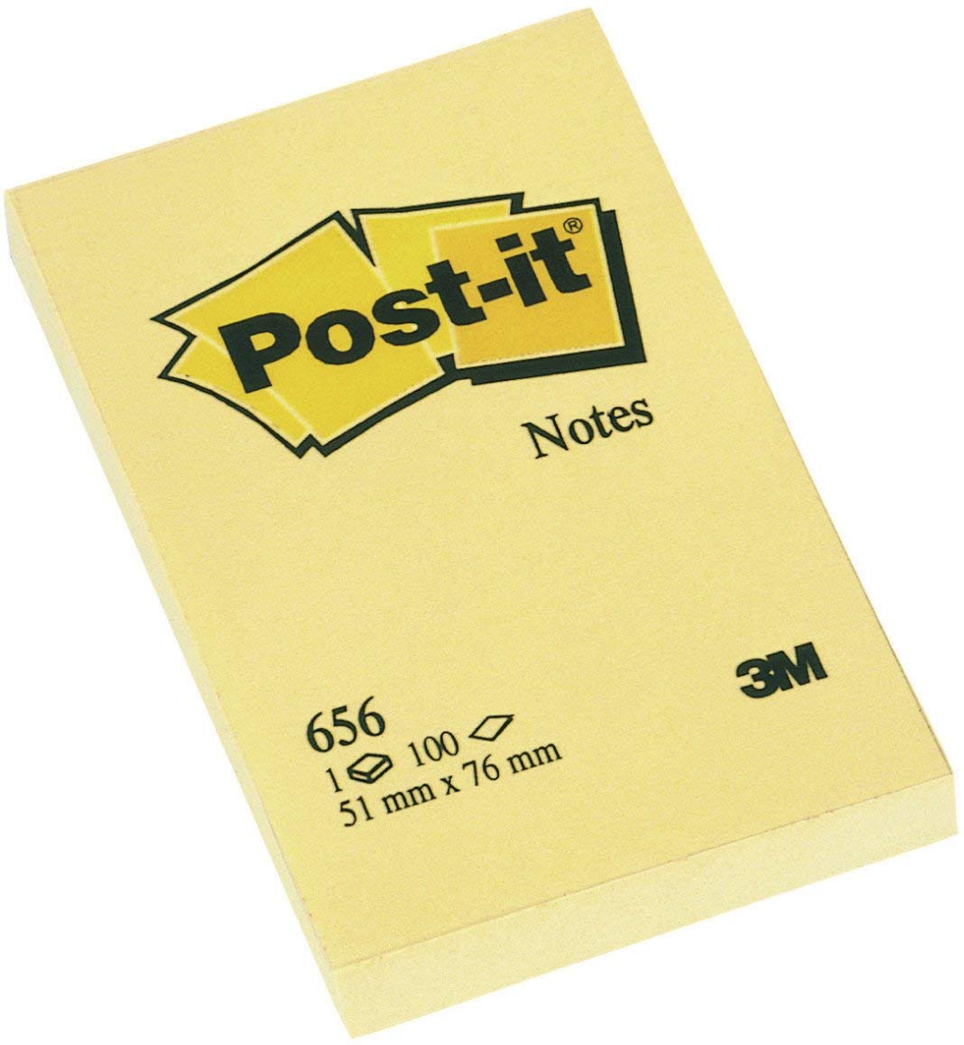 Notas adhesivas POST-IT 51x76 amarillo 656