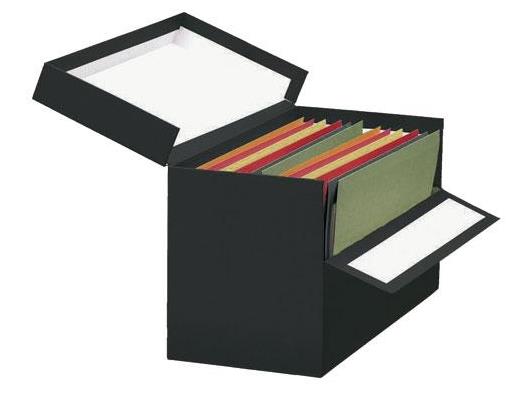 Caja transferencia MARIOLA Folio doble ancho negro