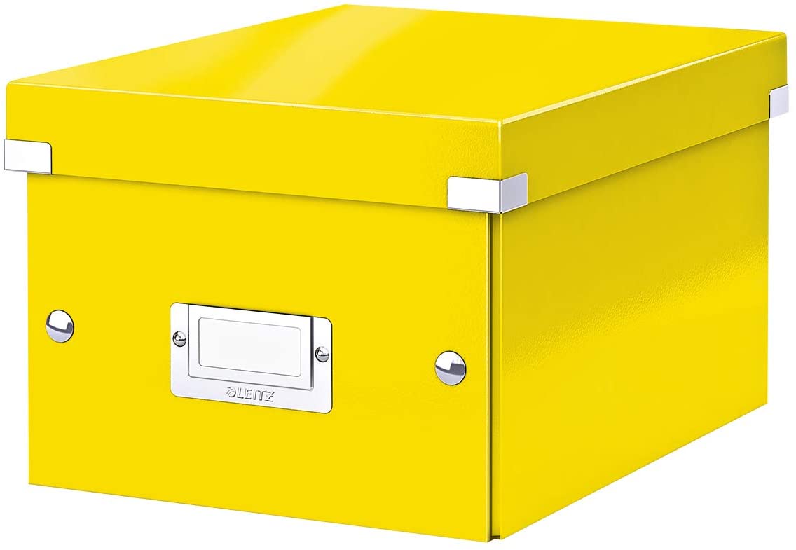 Caja almacenaje LEITZ Click&Store 216x160x282mm amarill