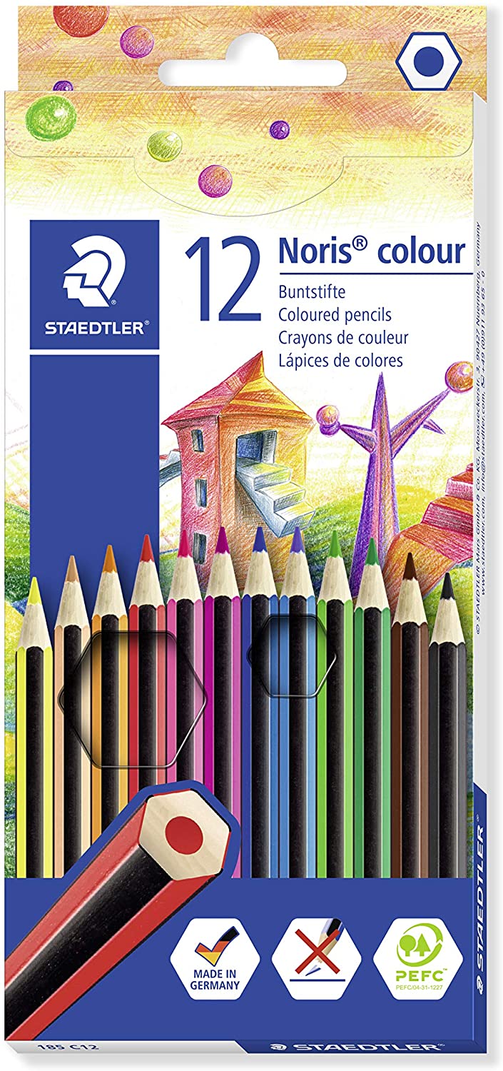 Lpiz color STAEDTLER Noris Colour Caja 12 185 C12