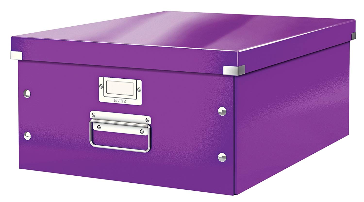 Caja almacenaje LEITZ Click&Store 369x200x484mm violeta