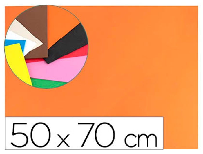 Goma EVA FAIBO 50x65cm 1,5mm naranja 1656-11