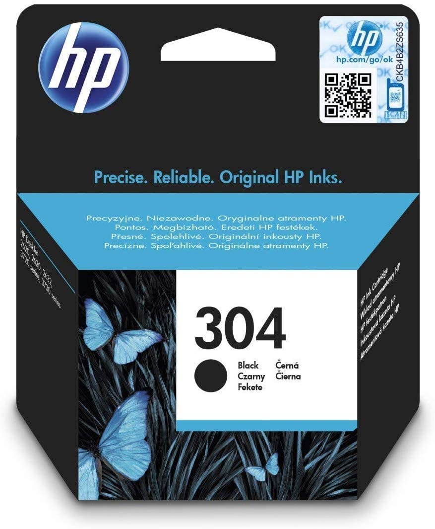 Tinta HP N304 negro N9K06AE 120 pginas 