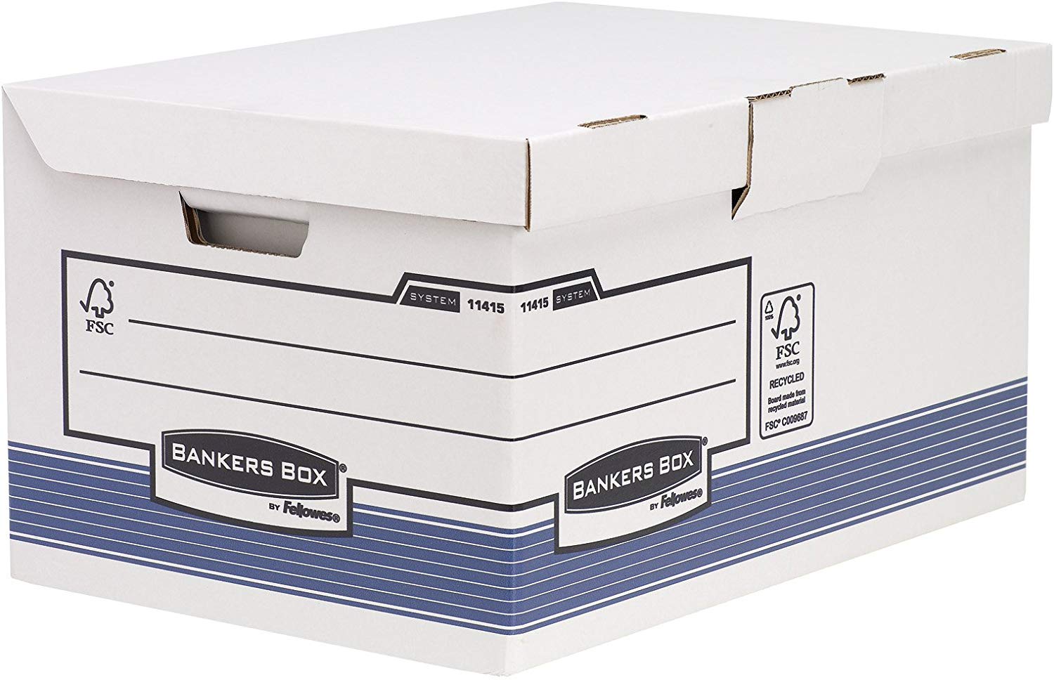 Maxi contenedor BANKERS BOX azul Pack 10 1141501