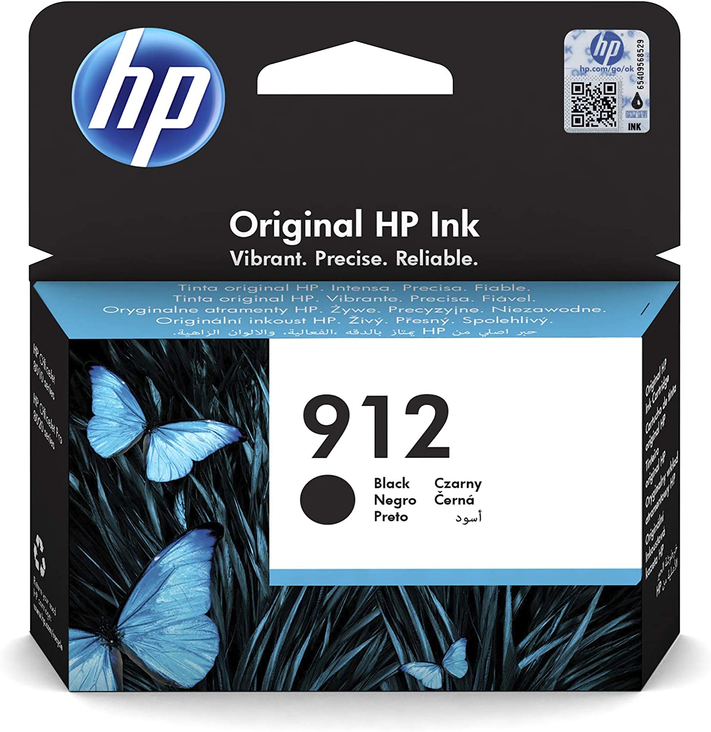 Tinta HP N912 negro 3YL80AE 300 pginas