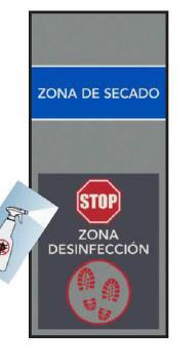 Alfombra Desinfeccin/Secado 600x2000mm