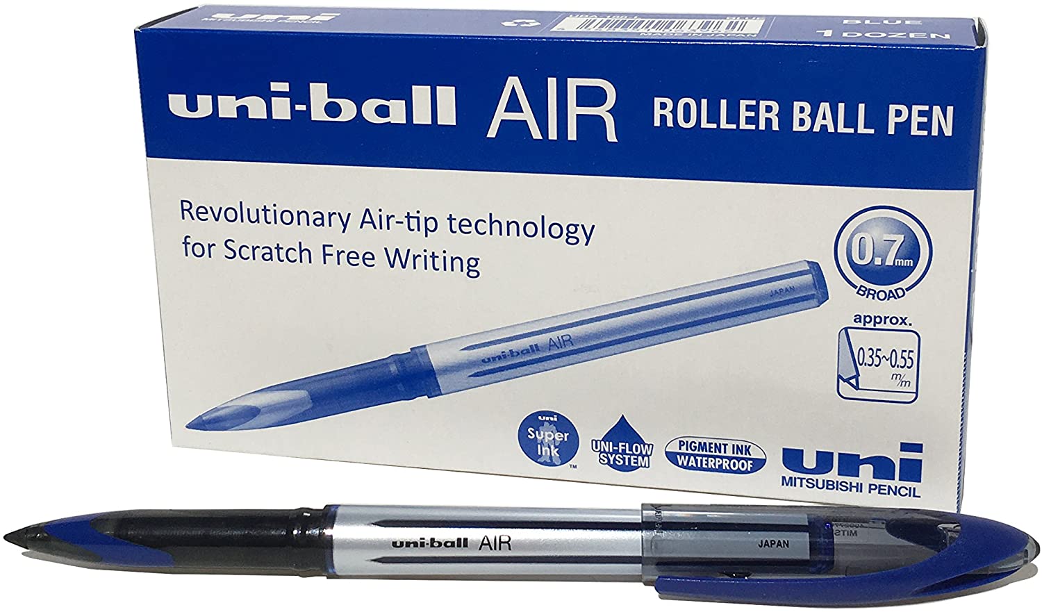 Rollerball T. Lquida UNI-BALL Air UBA188-L 0,7 azul