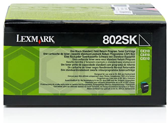 Tner LEXMARK 802SK negro 80C2SK0 2.500 pginas