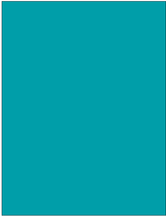 Cartulina IRIS 50x65 185g azul caribe Paquete 25
