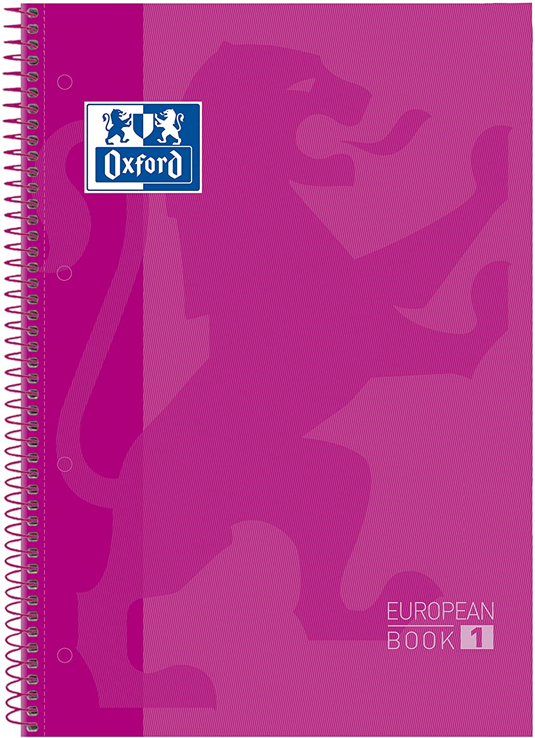 Cuaderno OXFORD T.Extra Microp A4+ 5x5 80h fucsia