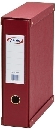 Mdulo 1 archivador PARDO 70mm rojo 924102