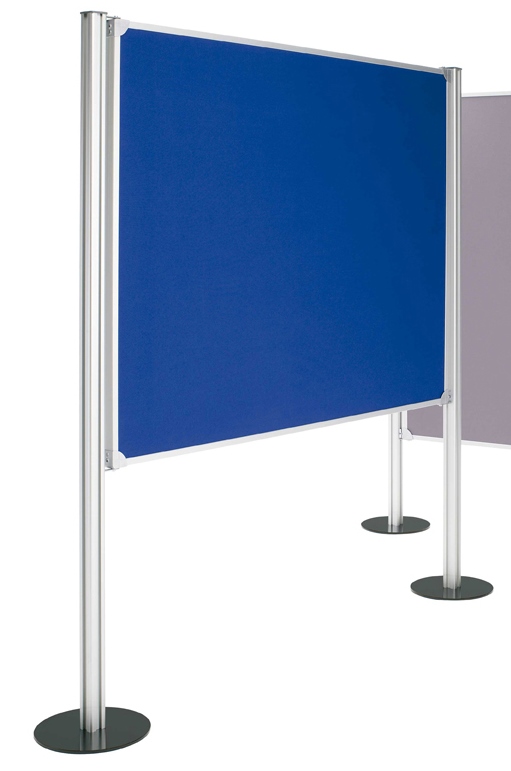 Mampara modular FAIBO 100x150cm tapizado 2 caras azul 