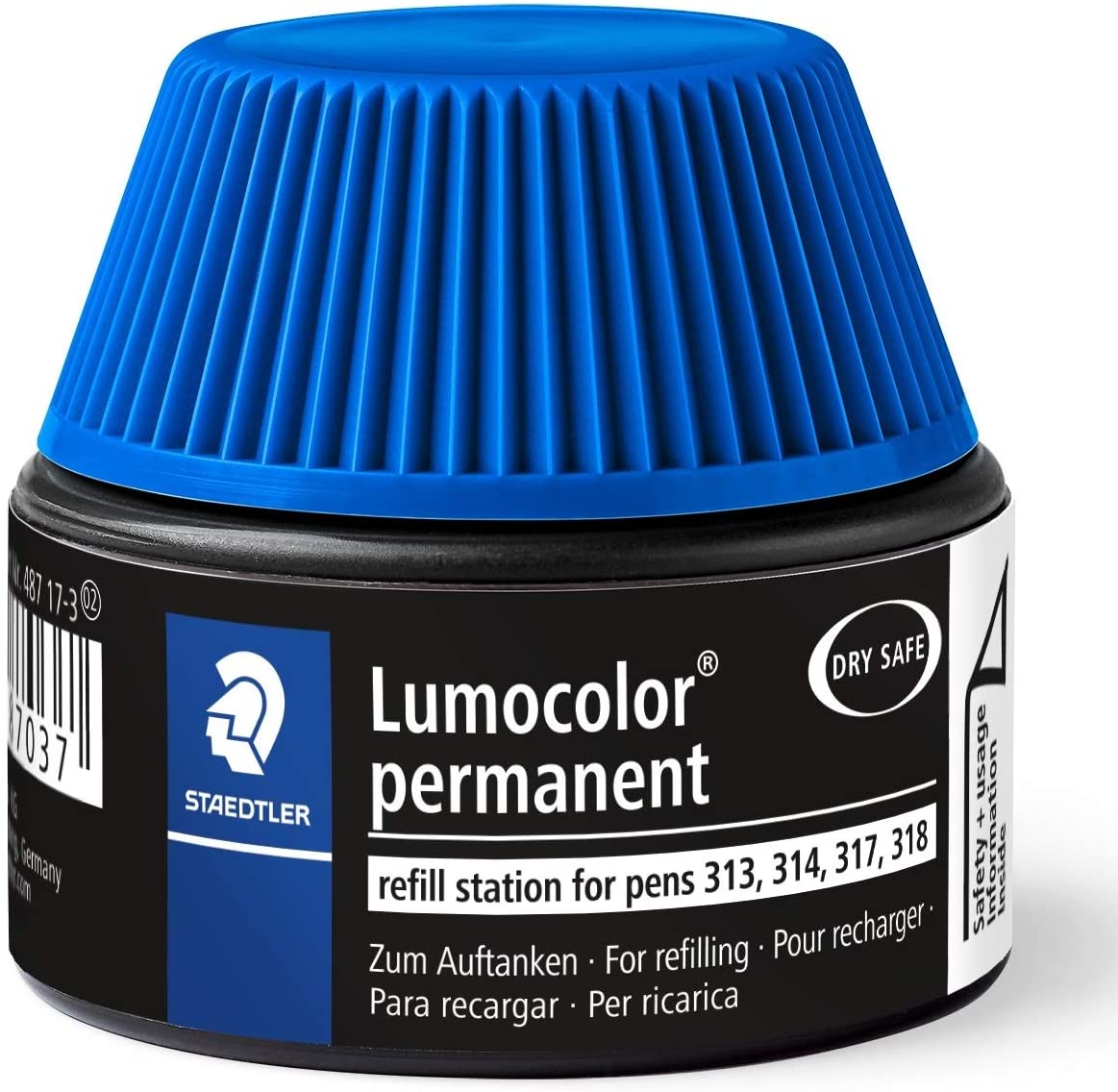 Tinta rotulador STAEDTLER Lumocolor 487 17 15ml azul