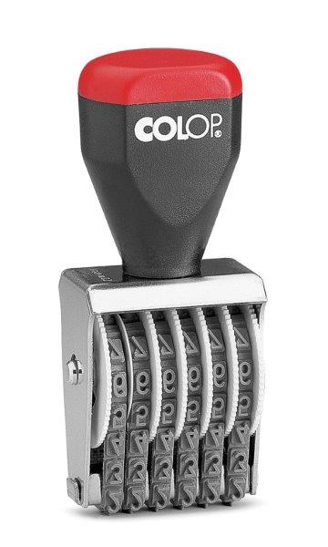 Numerador manual COLOP sin placa 6 bandas 5mm