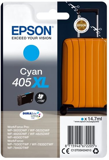 Tinta EPSON 405XL cyan C13T05H24010 1.100 pginas