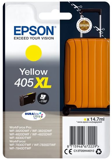 Tinta EPSON 405XL amarillo C13T05H44010 1.100 pginas
