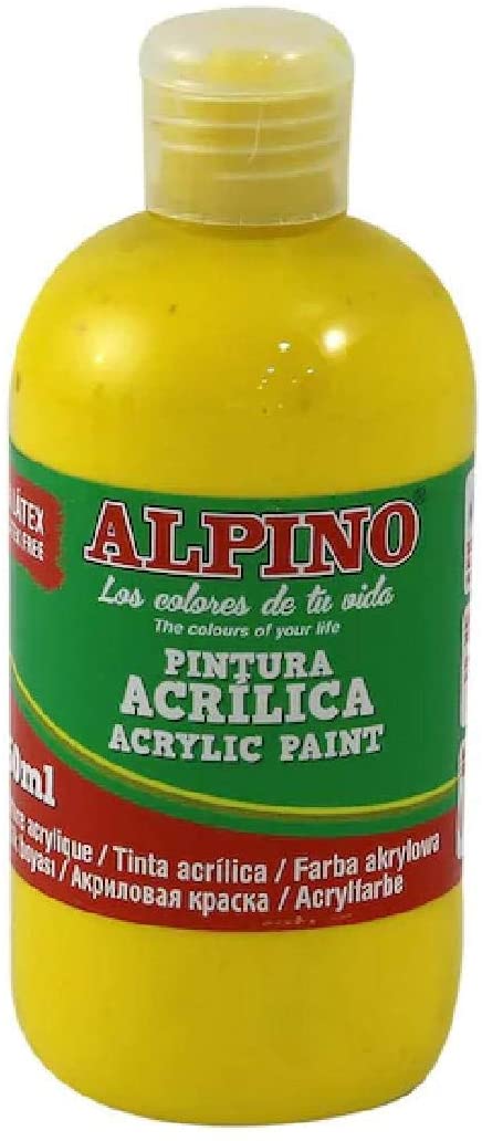 Pintura acrlica ALPINO amarillo 250ml DV000021