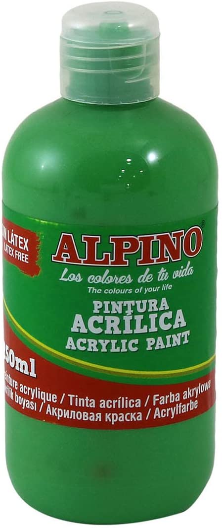 Pintura acrlica ALPINO verde claro 250ml DV000028