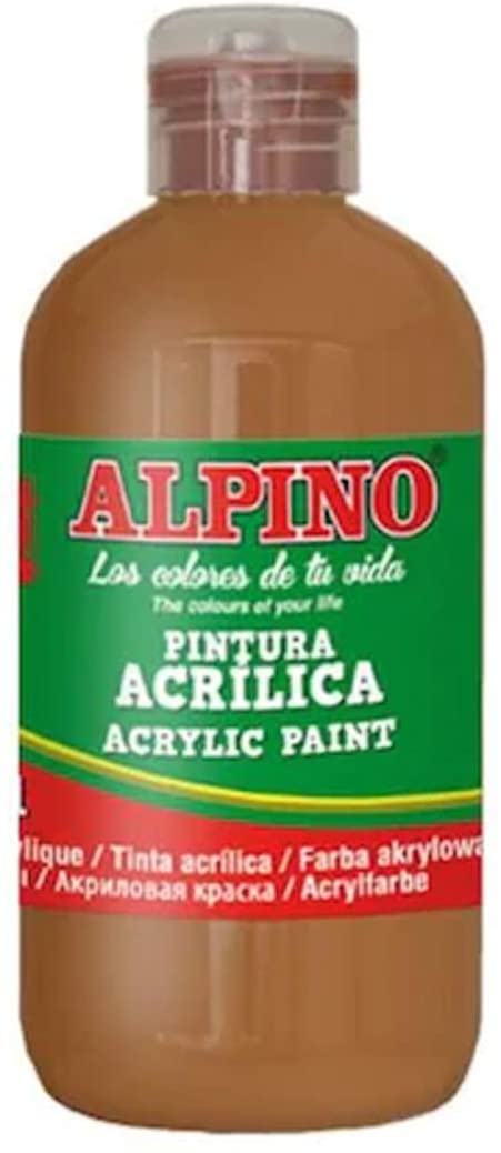 Pintura acrlica ALPINO marrn 250ml DV000027