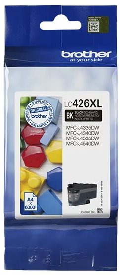Tinta BROTHER LC426VAL negro+color 