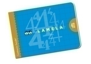 Libreta LAMELA 4 Apaisado Cuadrovia 4mm 30h 06AP04