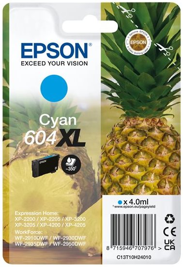 Tinta EPSON 604XL cyan C13T10H24010 350 pginas