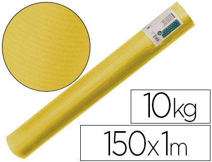 Bobina papel kraft SADIPAL 1x153m 65g amarillo 10903
