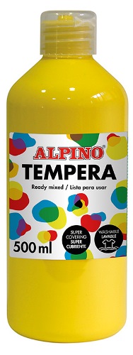 Tmpera lquida ALPINO 500ml amarillo DM010171