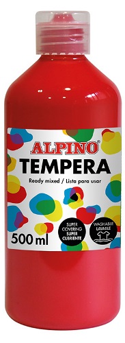 Tmpera lquida ALPINO 500ml rojo DM010174